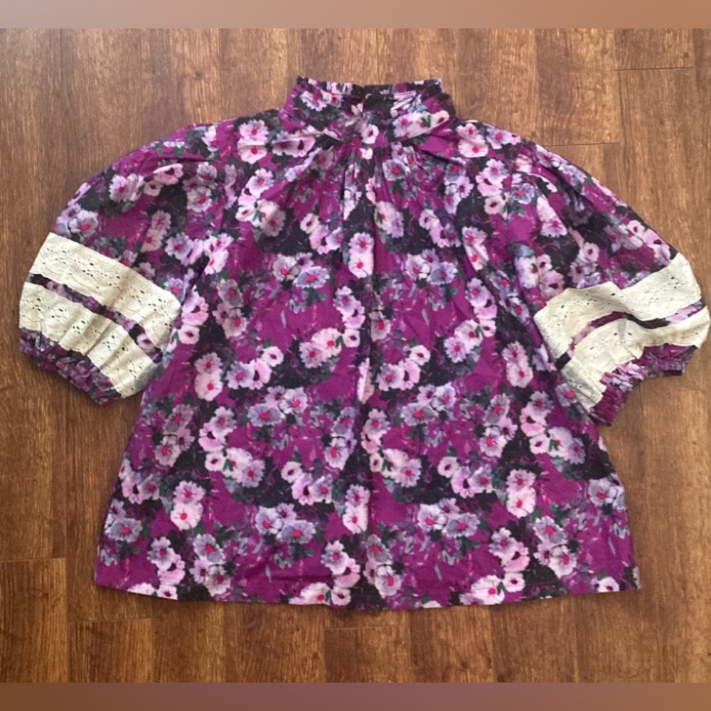 &Merci Puff Sleeve Top